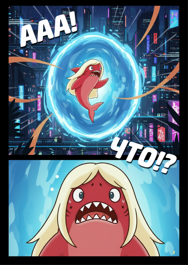 Нейрокомикс от Getblogger: «Шаркира и алгоритм Зазеркалья»