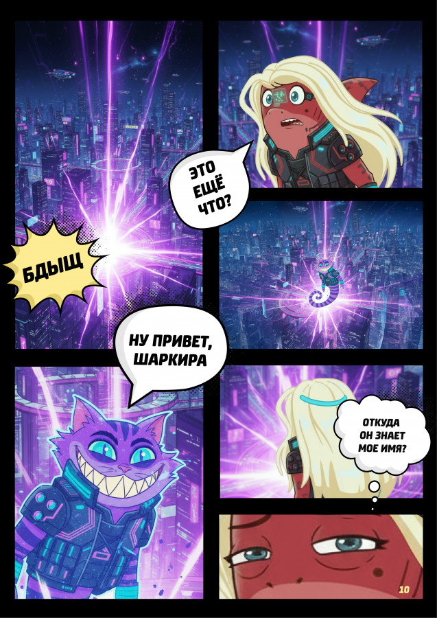 Нейрокомикс от Getblogger: «Шаркира и алгоритм Зазеркалья»
