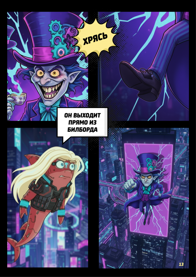 Нейрокомикс от Getblogger: «Шаркира и алгоритм Зазеркалья»