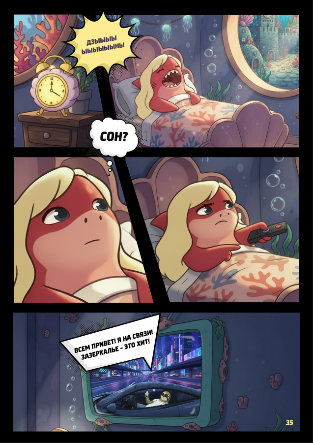 Нейрокомикс от Getblogger: «Шаркира и алгоритм Зазеркалья»