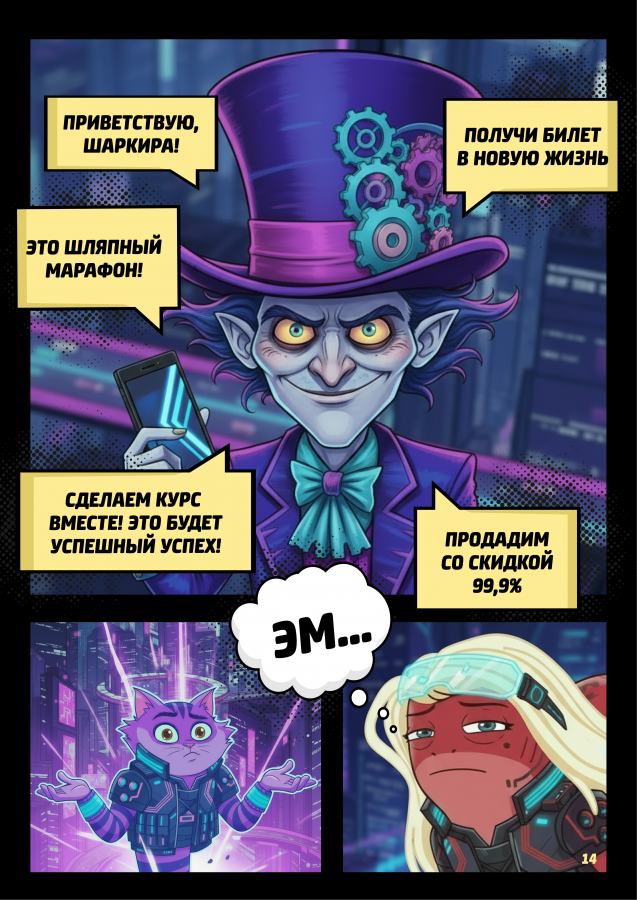 Нейрокомикс от Getblogger: «Шаркира и алгоритм Зазеркалья»