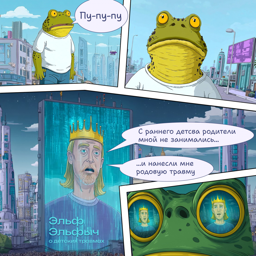 Нейрокомикс от SMM-агентства Republic