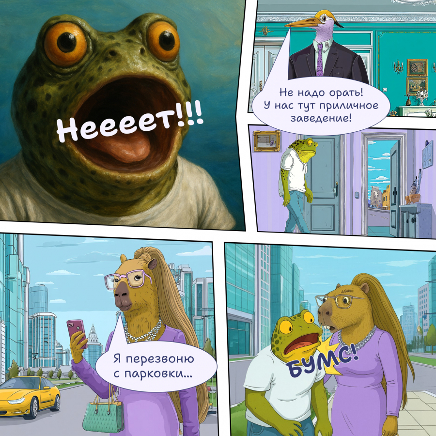 Нейрокомикс от SMM-агентства Republic