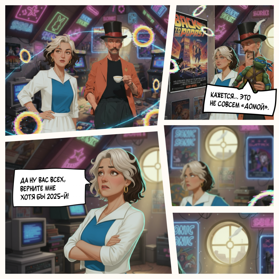 Нейрокомикс от SUPPORT AGENCY: «Верните мой 2007»