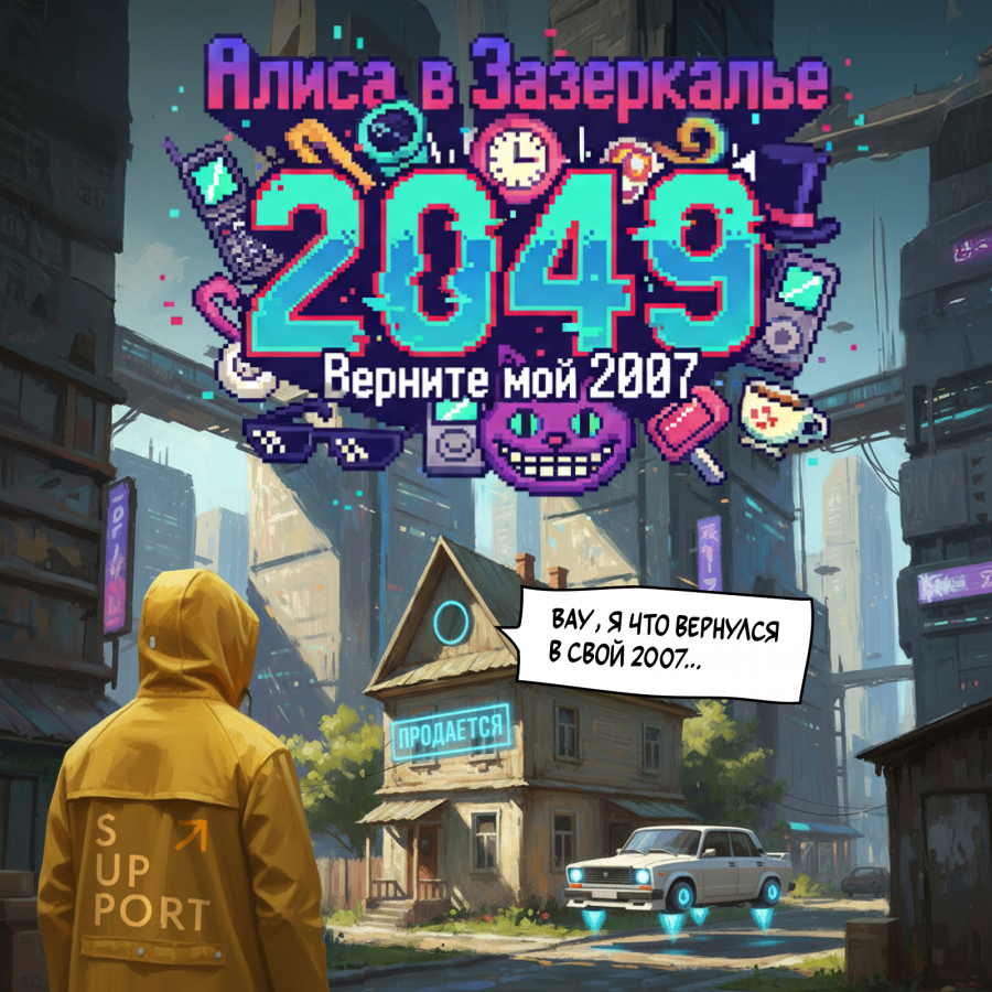 Нейрокомикс от SUPPORT AGENCY: «Верните мой 2007»