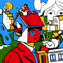 Картина, созданная специально для ГК «А101»