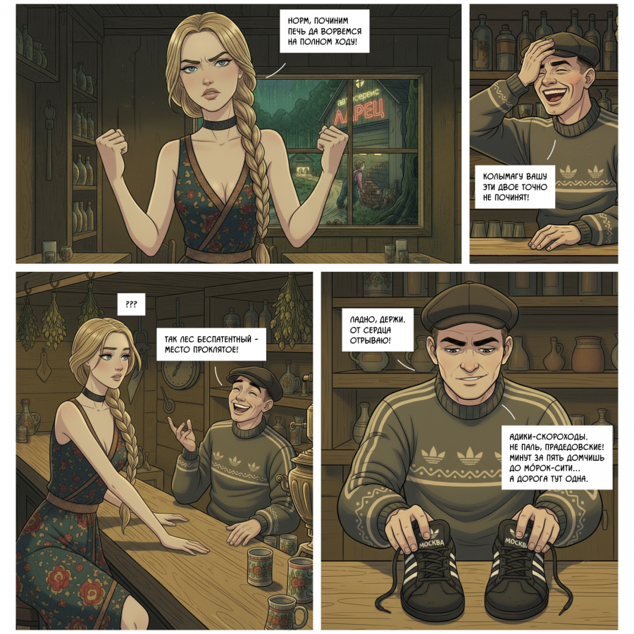 Нейрокомикс от агентства Prophet