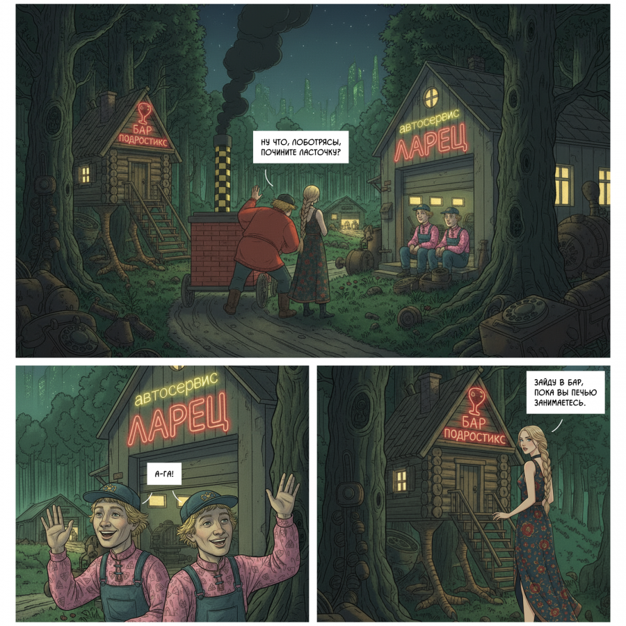 Нейрокомикс от агентства Prophet