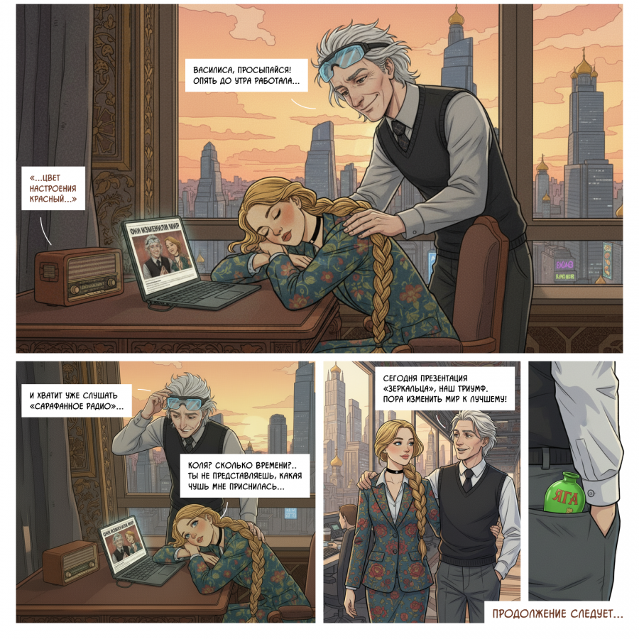 Нейрокомикс от агентства Prophet