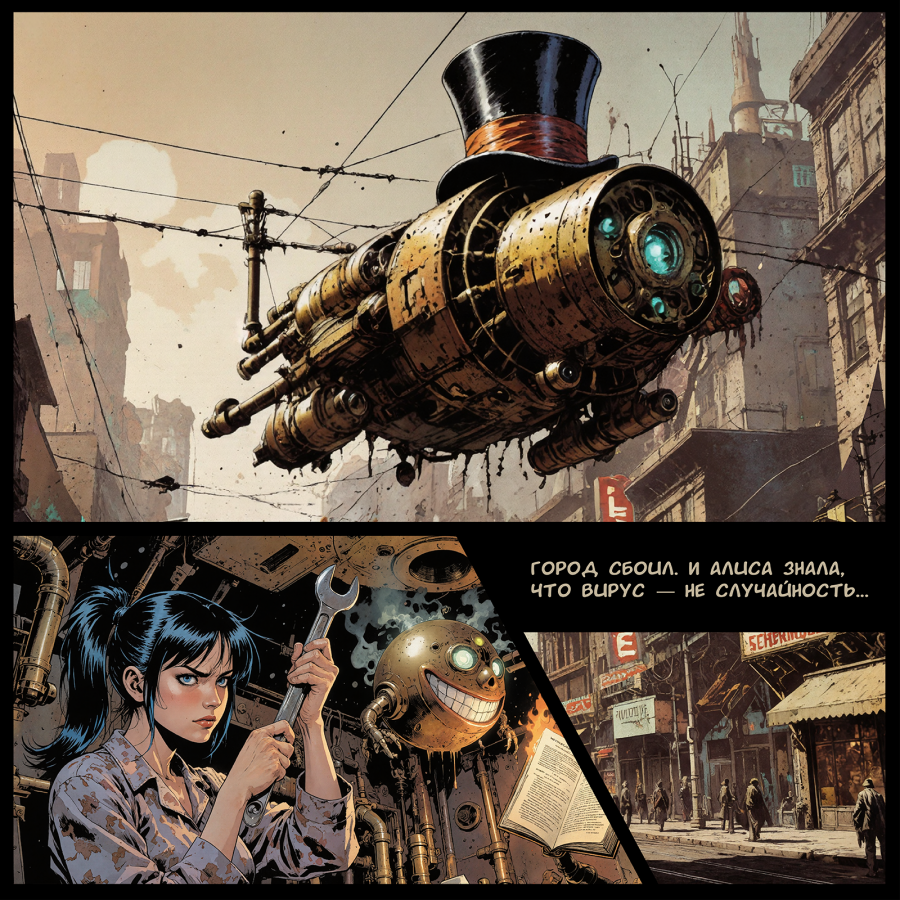 Нейрокомикс от MaxCreative and Co