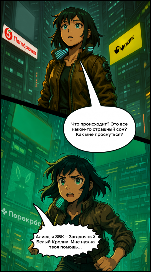 Нейрокомикс от X5 Media и GREATIVE