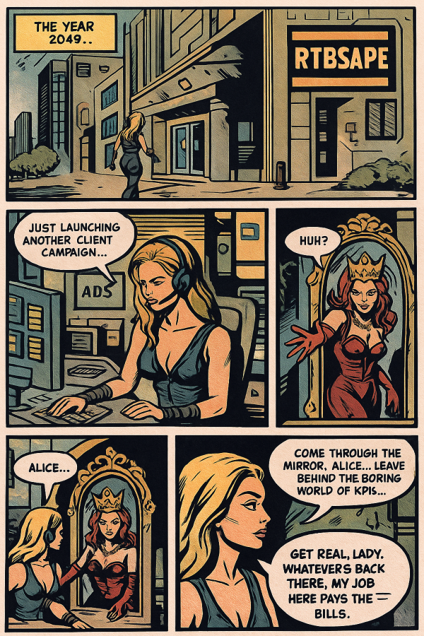 Нейрокомикс от RTBSape: «Алиса и еще один вторник»