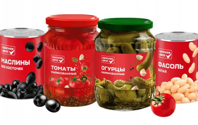 «Пятерочка» провела ребрендинг своей СТМ «Красная цена»