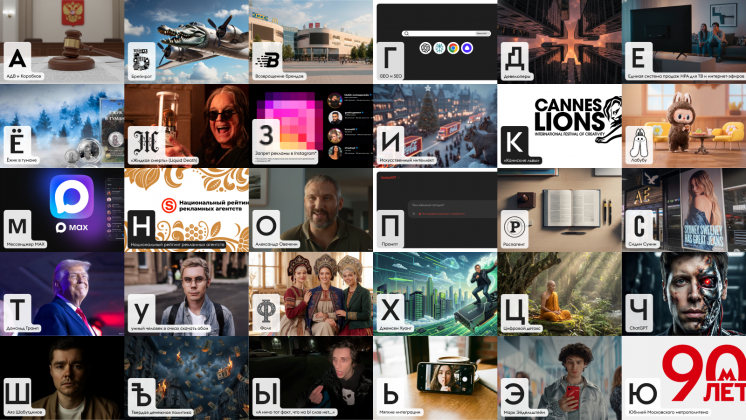 Азбука 2025: главные события уходящего года на рекламном рынке