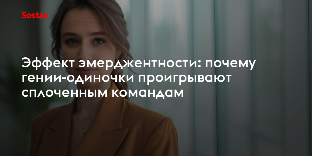 Эффект эмерджентности: почему гении-одиночки проигрывают сплоченным командам