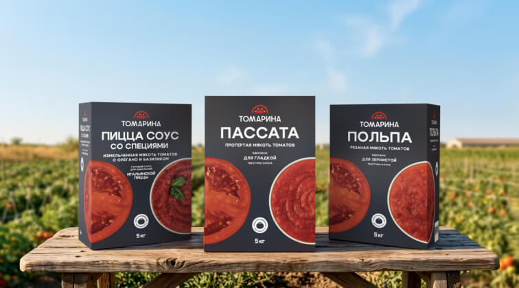 На рынок вышел новый бренд томатных продуктов «Томарина»