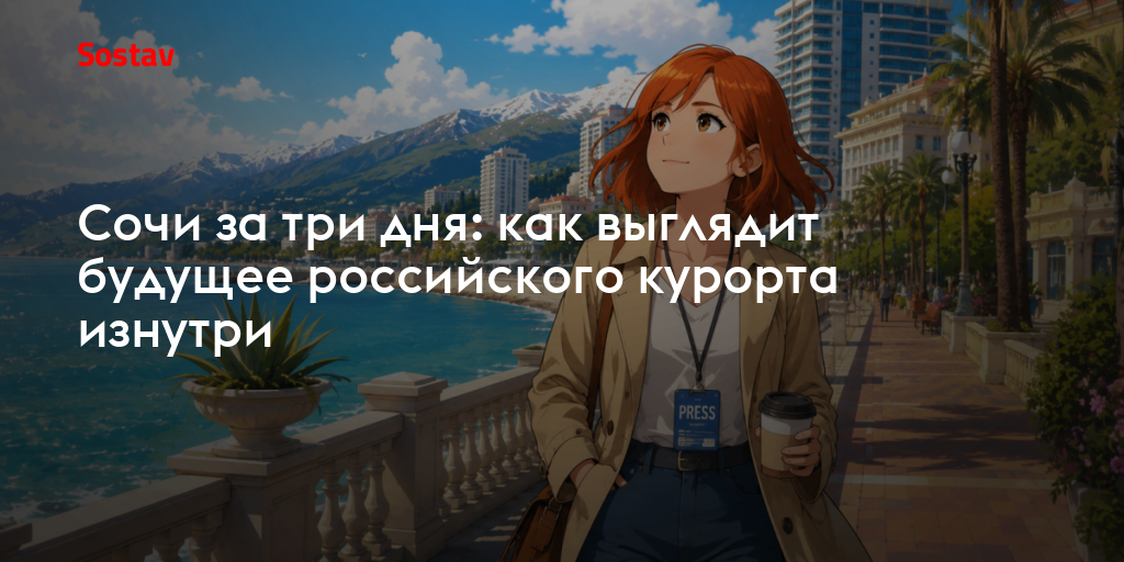 Сочи за три дня: как выглядит будущее российского курорта изнутри