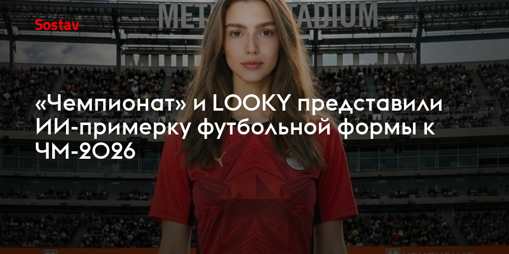 «Чемпионат» и LOOKY представили ИИ-примерку футбольной формы к ЧМ-2026