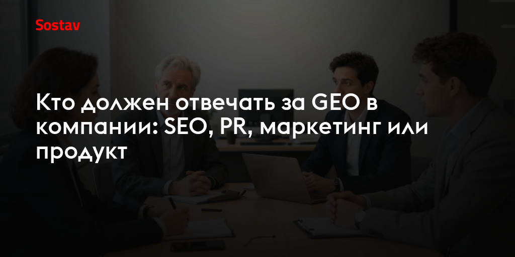 Кто должен отвечать за GEO в компании: SEO, PR, маркетинг или продукт