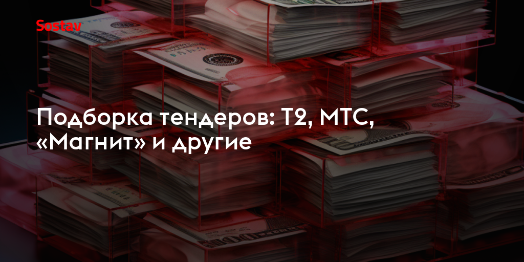 Подборка тендеров: T2, МТС, «Магнит» и другие