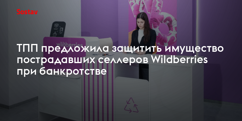 ТПП предложила защитить имущество пострадавших селлеров Wildberries при банкротстве