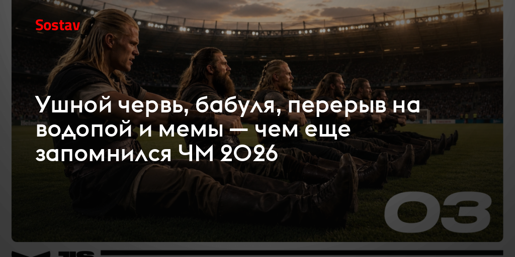 Ушной червь, бабуля, перерыв на водопой и мемы — чем еще запомнился ЧМ 2026