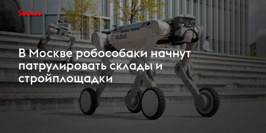 В Москве робособаки начнут патрулировать склады и стройплощадки