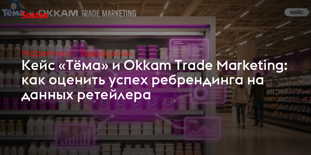 Кейс «Тёма» и Okkam Trade Marketing: как оценить успех ребрендинга на данных ретейлера