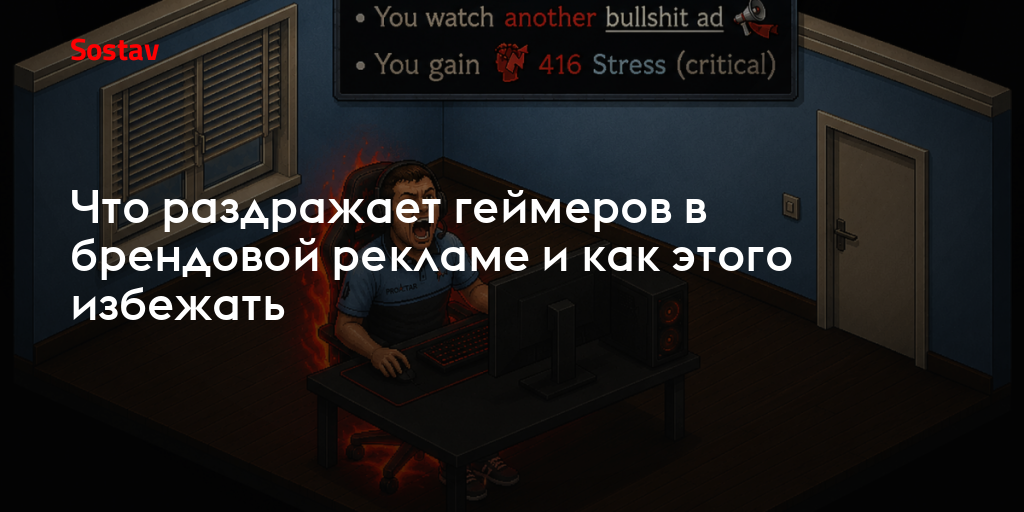 Что раздражает геймеров в брендовой рекламе и как этого избежать