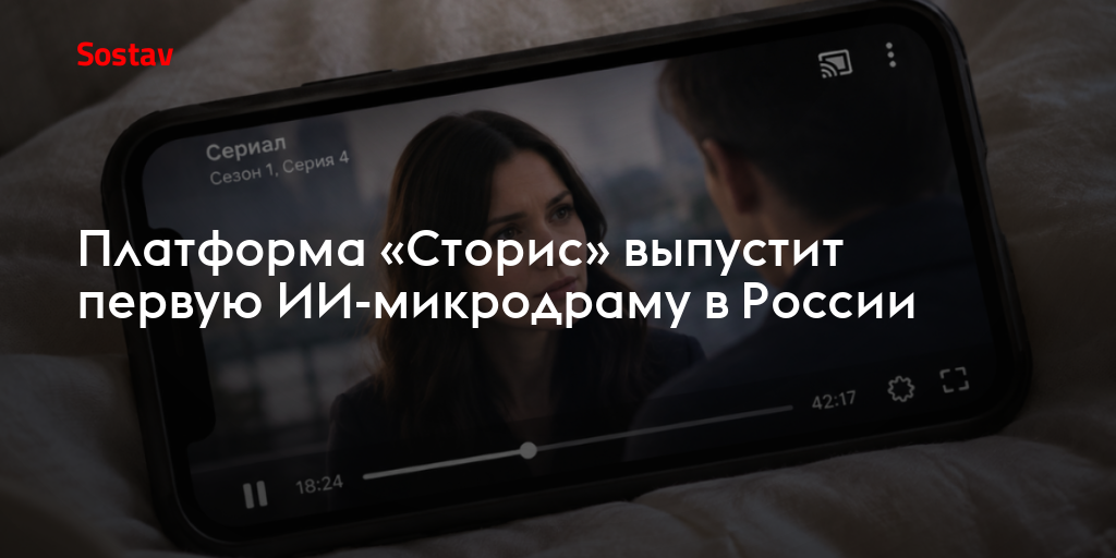 Платформа «Сторис» выпустит первую ИИ-микродраму в России