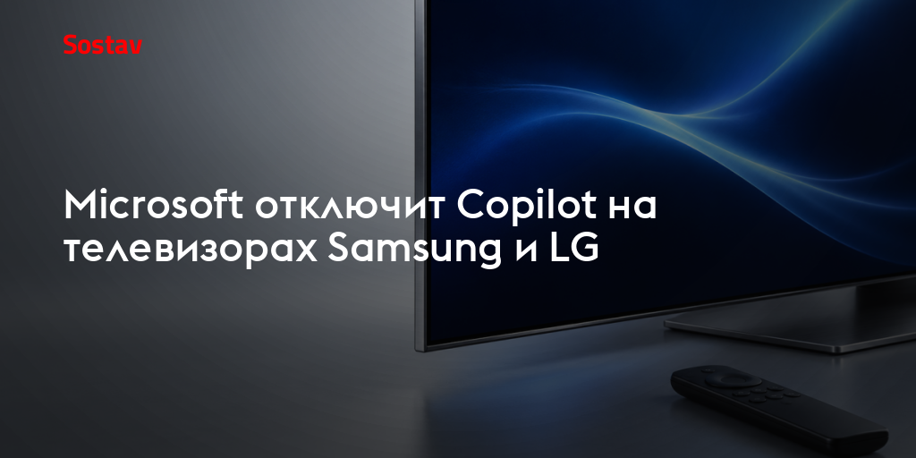 Microsoft отключит Copilot на телевизорах Samsung и LG